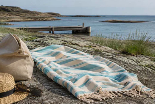 Vilken handduk passar bäst för strand och resa?