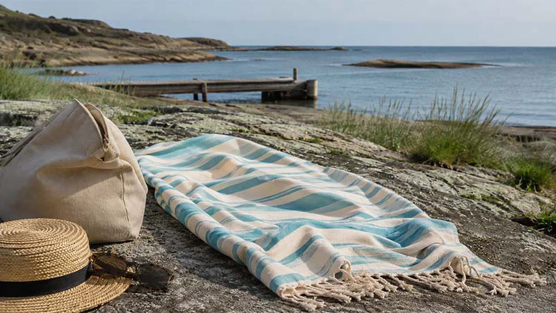 Vilken handduk passar bäst för strand och resa?