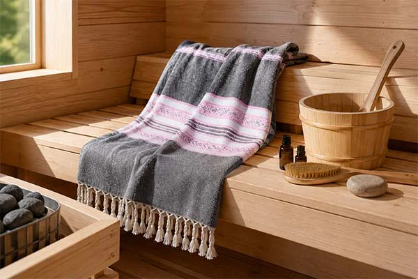 Handdukar för bastu och spa